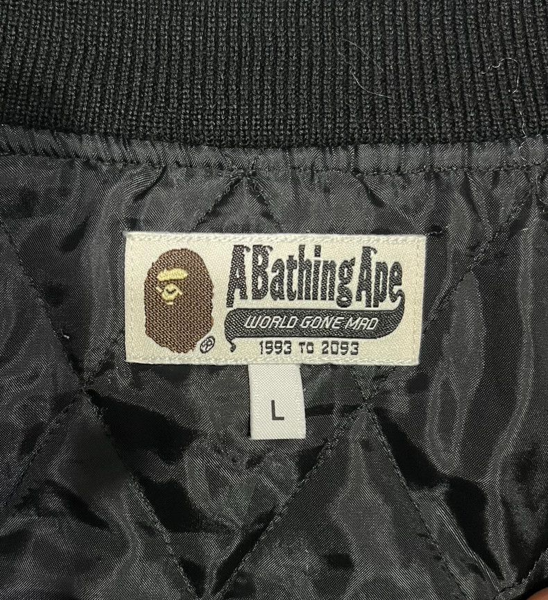 Bape BAPE Black Fur Jacket with Logo Size US L / EU 52-54 / 3 - 3 Thumbnail