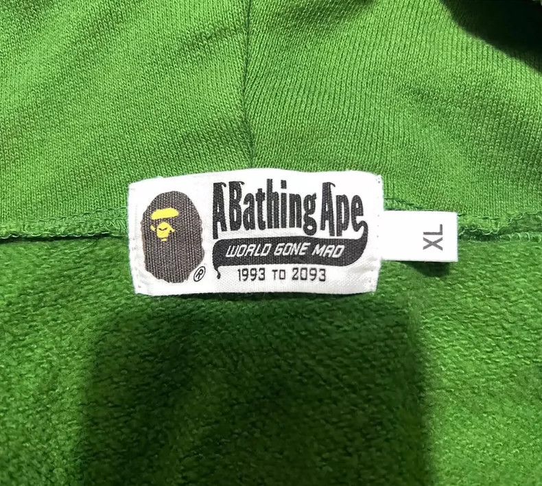Bape Bape Avocado Color Shark Hoodie Size US XL / EU 56 / 4 - 4 Thumbnail