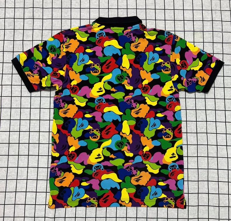Bape Bape Milo Candy Polo Short Sleeve T-Shirt Size US M / EU 48-50 / 2 - 2 Thumbnail