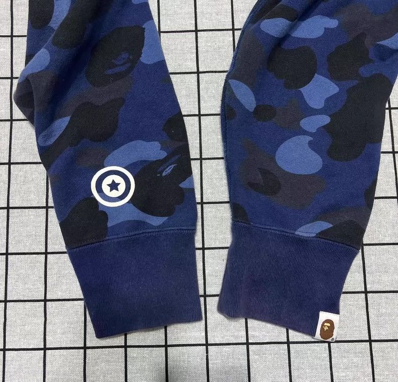 Bape Bape Camo Shark Hoodie Night Glow Design Size US L / EU 52-54 / 3 - 3 Thumbnail