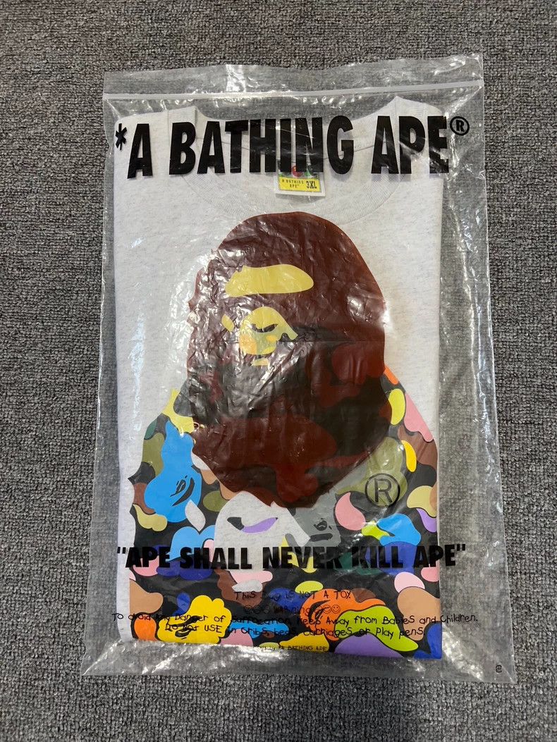 Bape Bape Double-Sided Short Sleeve T-Shirt Size US XXL / EU 58 / 5 - 7 Thumbnail