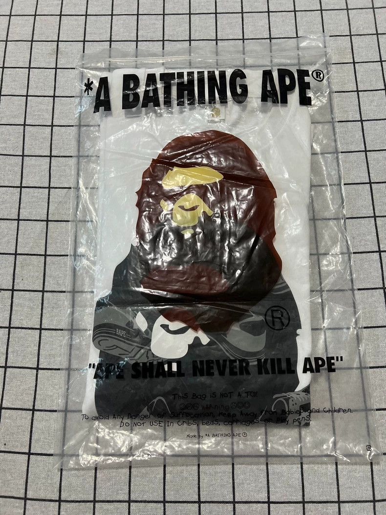 Bape Bape Short Sleeve Tee with Ape Logo Size US XXL / EU 58 / 5 - 7 Thumbnail