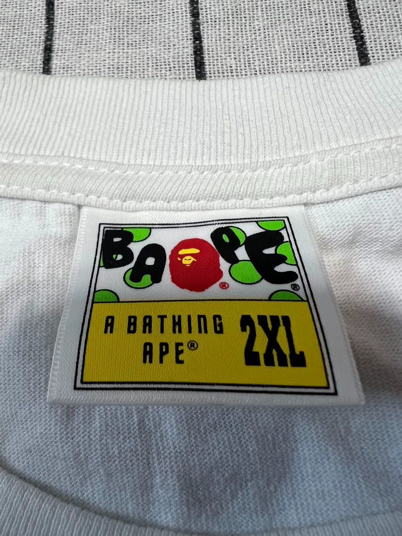 Bape Bape Short Sleeve Tee with Ape Logo Size US XXL / EU 58 / 5 - 3 Thumbnail