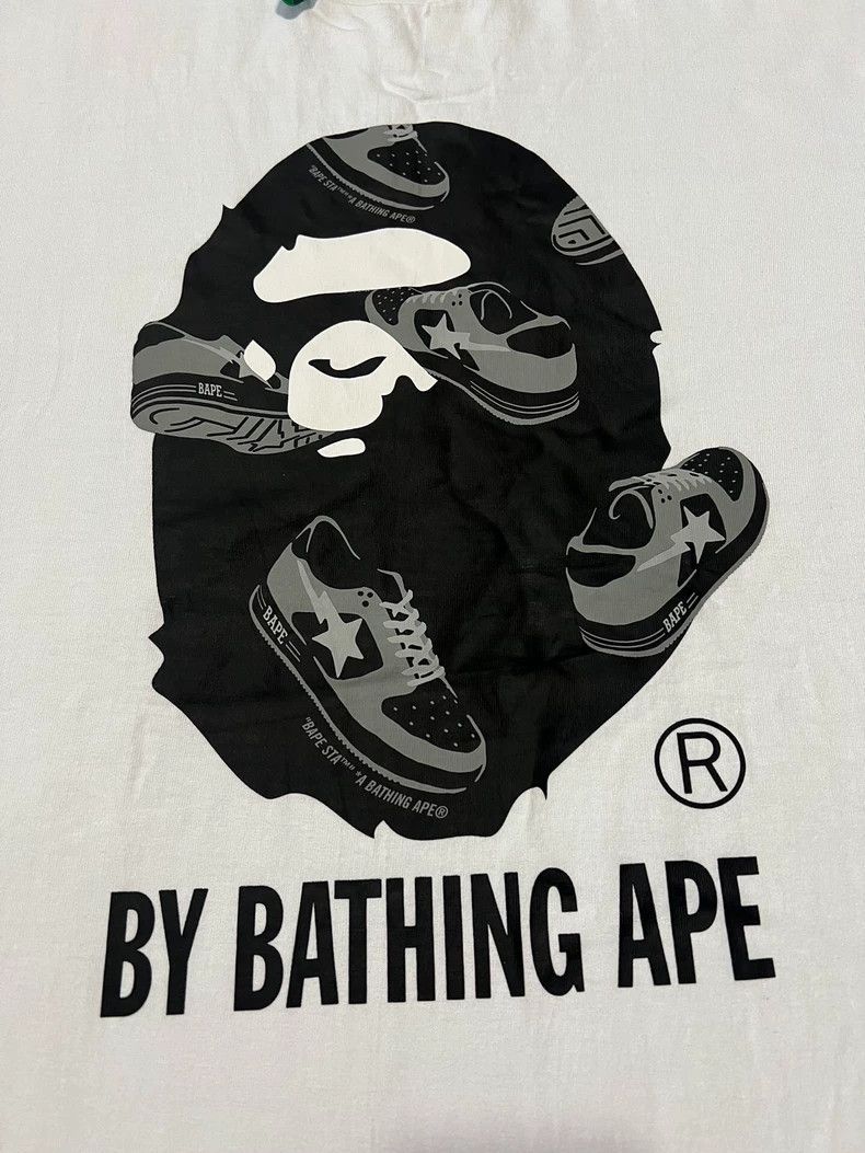 Bape Bape Short Sleeve Tee with Ape Logo Size US XXL / EU 58 / 5 - 2 Thumbnail
