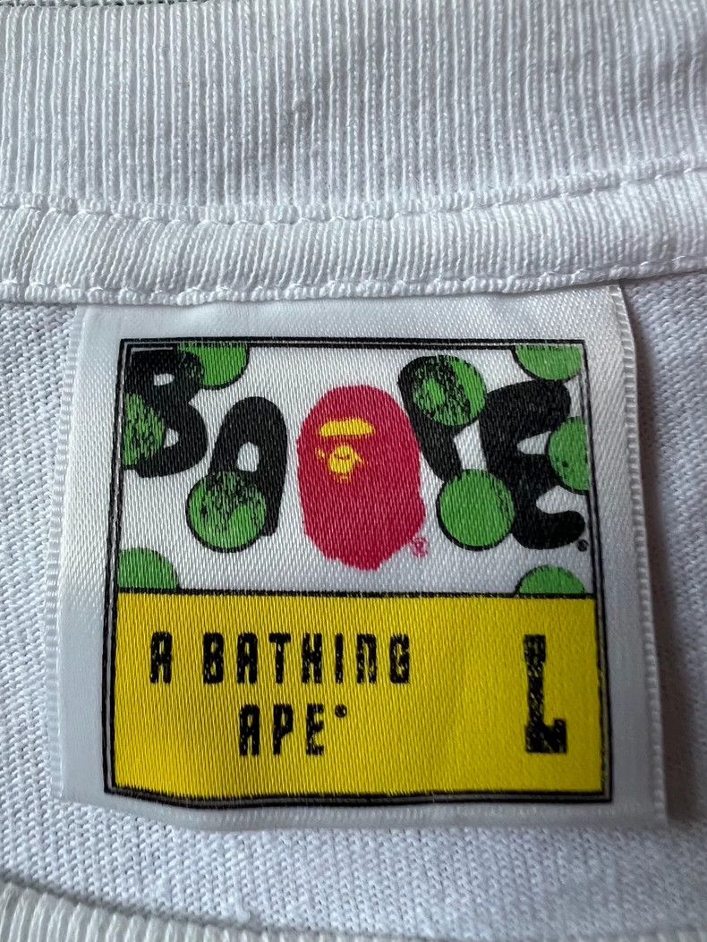 Bape Bape Camo Logo Short Sleeve T-Shirt Size US L / EU 52-54 / 3 - 4 Thumbnail
