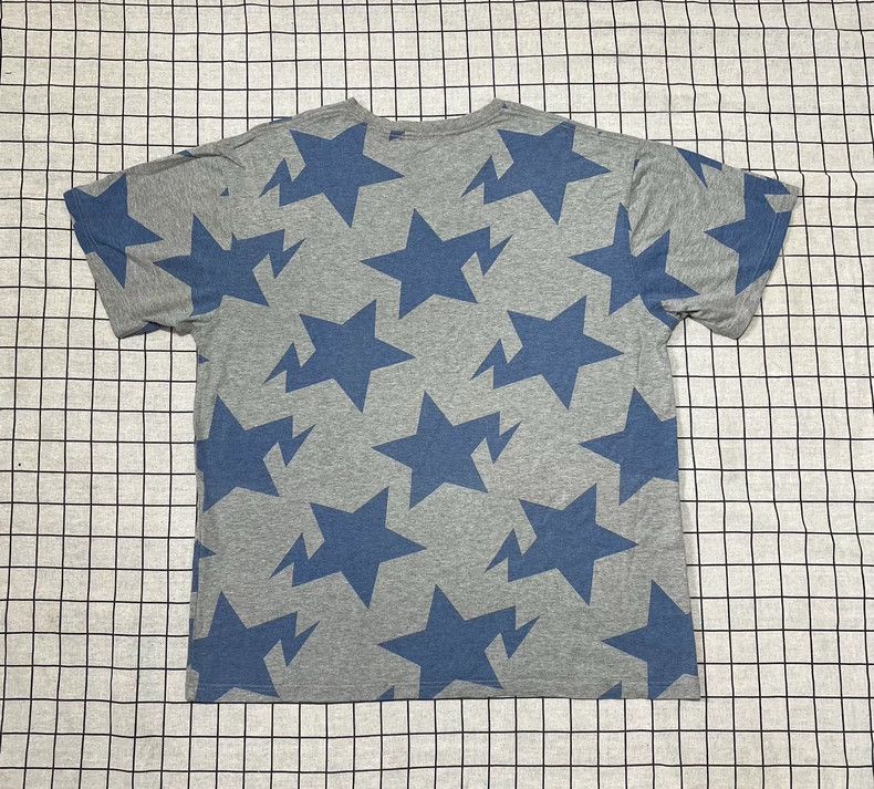 Bape Bape Star Pattern Short Sleeve T-Shirt Size US XL / EU 56 / 4 - 2 Thumbnail