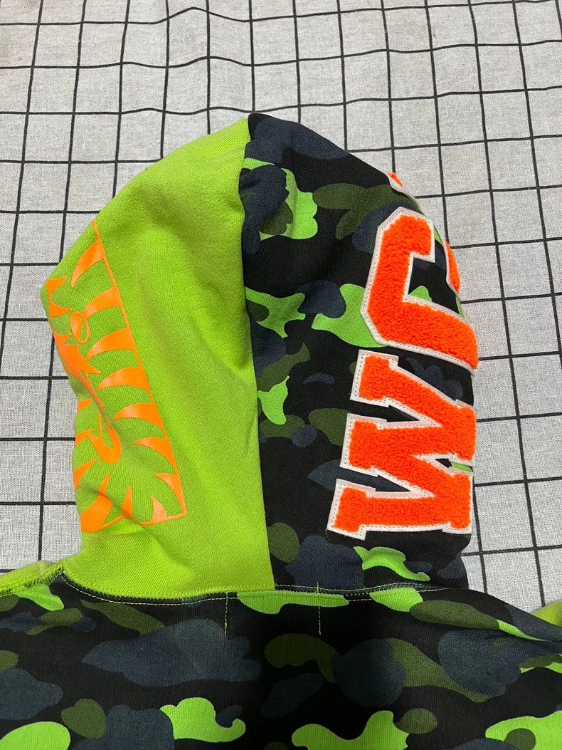 Bape Bape Camouflage Shark Hoodie Jacket Size M Size US M / EU 48-50 / 2 - 4 Thumbnail