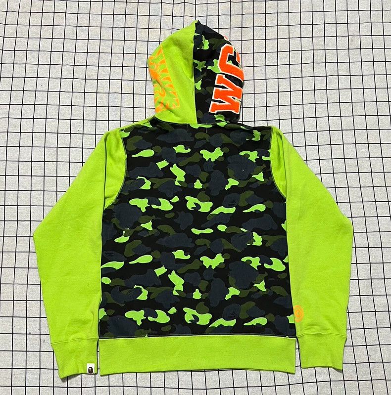 Bape Bape Camouflage Shark Hoodie Jacket Size M Size US M / EU 48-50 / 2 - 2 Thumbnail