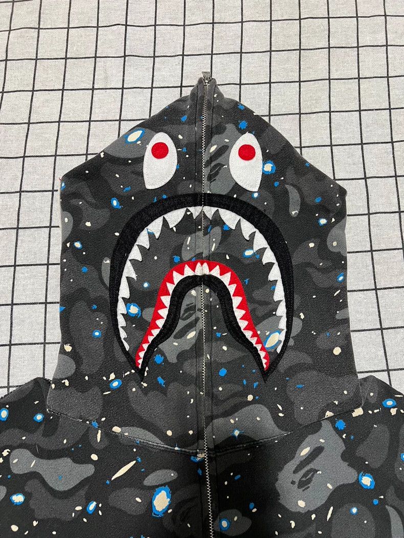 Bape Bape Glow-in-the-Dark Shark Jacket Size US XL / EU 56 / 4 - 3 Thumbnail