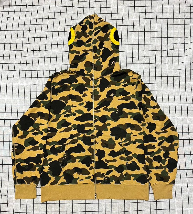 Bape Bape Yellow Camouflage Hoodie XXL Size US XXL / EU 58 / 5 - 2 Thumbnail