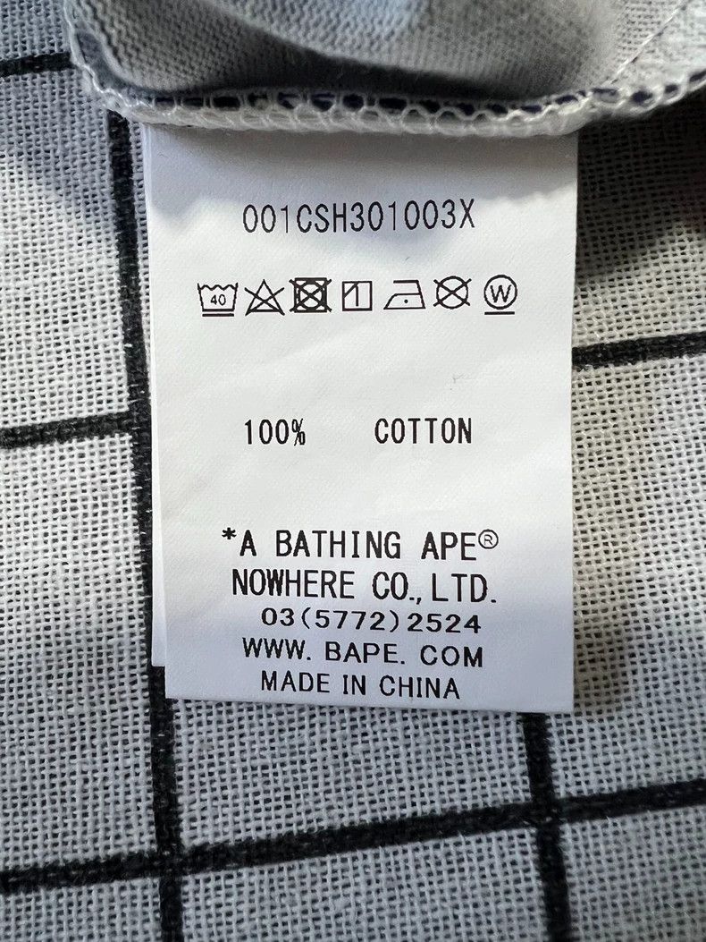 Bape BAPE Short Sleeve Shirt with Shoe Print Size US XL / EU 56 / 4 - 6 Thumbnail