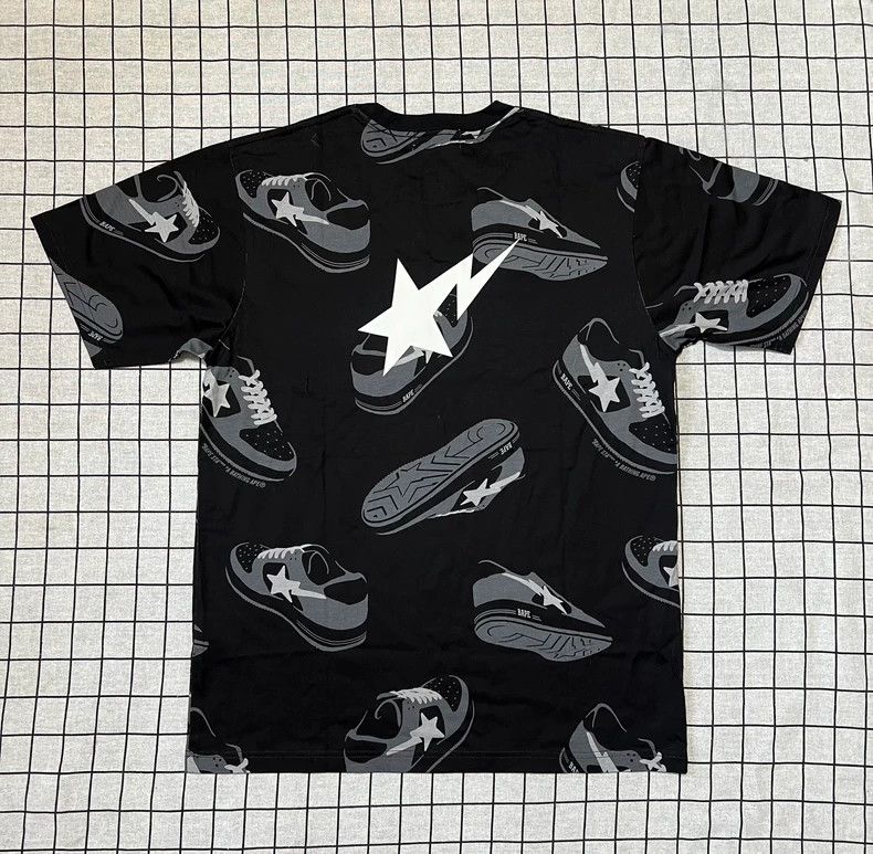 Bape BAPE Black Short Sleeve T-Shirt Large Size US L / EU 52-54 / 3 - 2 Thumbnail