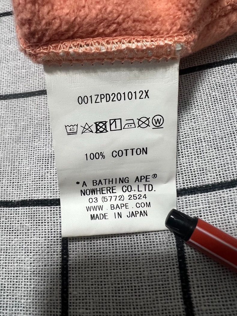 Bape Bape Shark Zip Hoodie in Light Pink Size US L / EU 52-54 / 3 - 6 Thumbnail