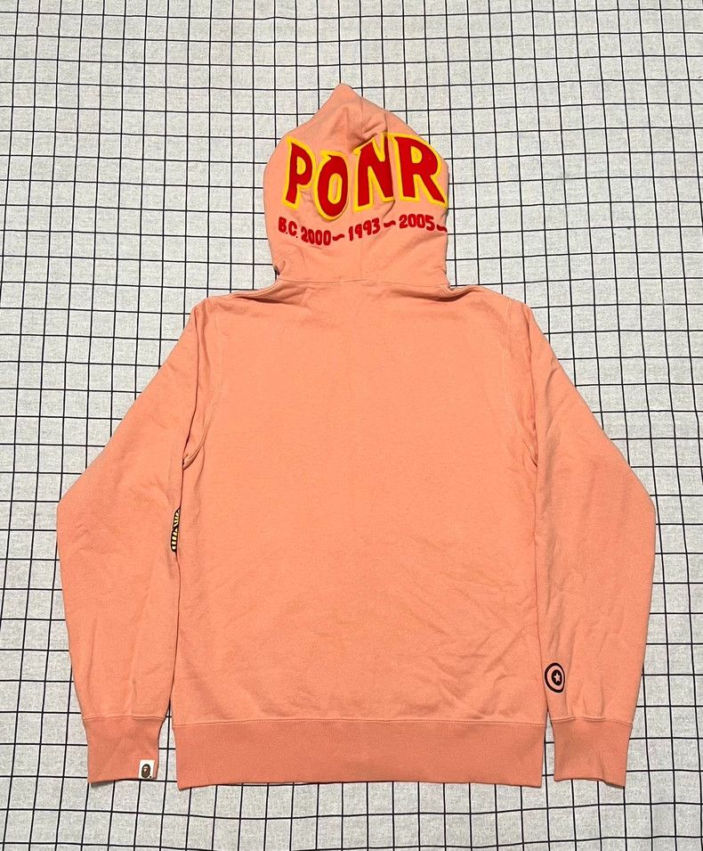 Bape Bape Shark Zip Hoodie in Light Pink Size US L / EU 52-54 / 3 - 2 Thumbnail