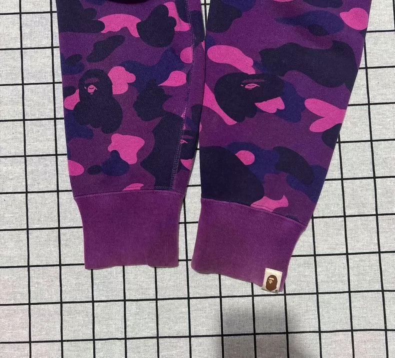 Bape BAPE Purple Camo Hooded Zip Jacket Size US L / EU 52-54 / 3 - 7 Thumbnail