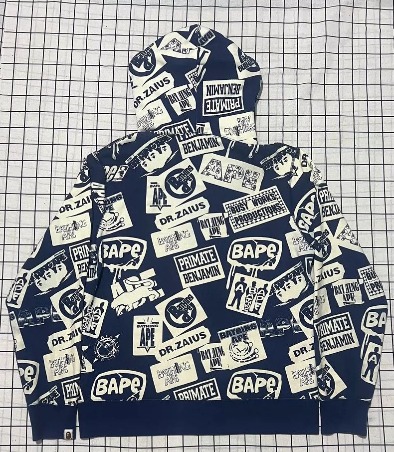 Bape Bape Glow in the Dark Hoodie Jacket Size US XL / EU 56 / 4 - 4 Thumbnail