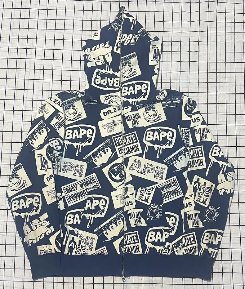 Bape Bape Glow in the Dark Hoodie Jacket Size US XL / EU 56 / 4 - 3 Thumbnail