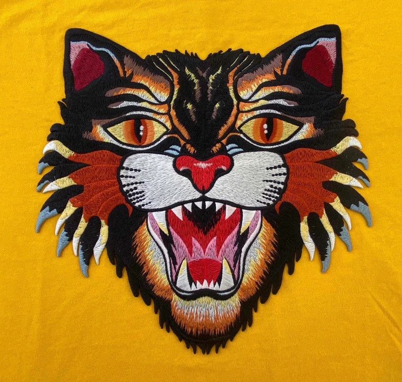 Gucci Gucci Tiger Embroidery Cotton T-Shirt for Men-yf Size US M / EU 48-50 / 2 - 5 Thumbnail