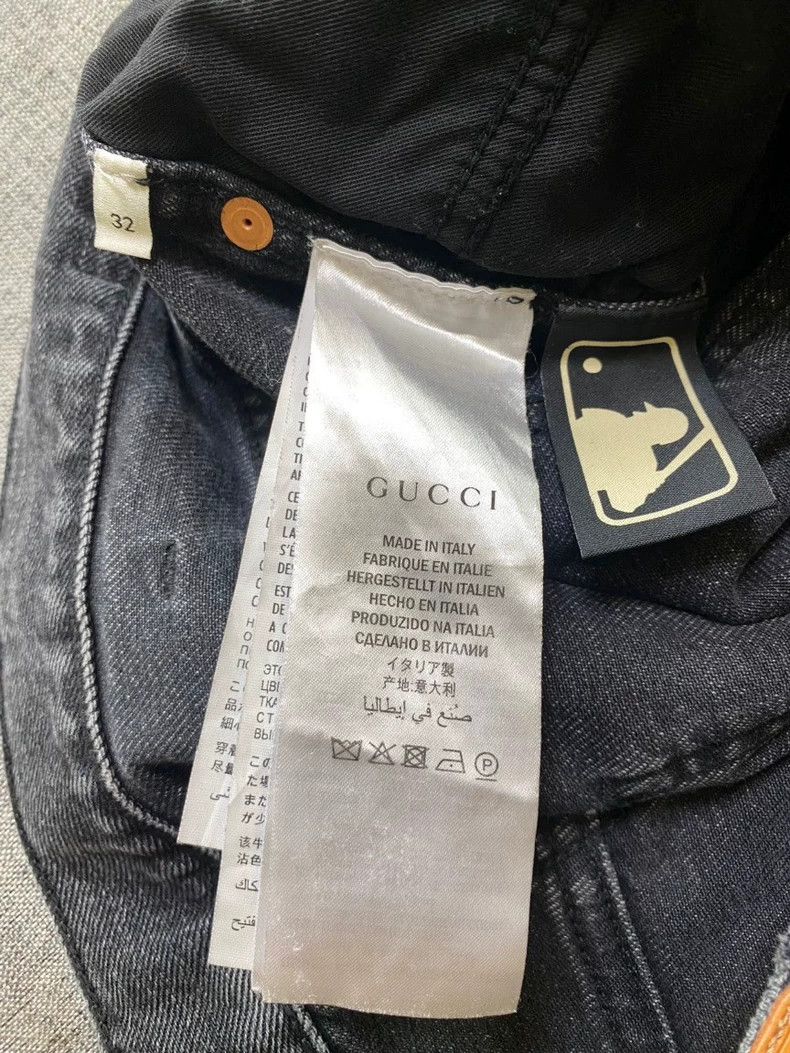 Gucci Gucci LA Embroidered Logo Denim Pants-yf Size US 32 / EU 48 - 7 Thumbnail