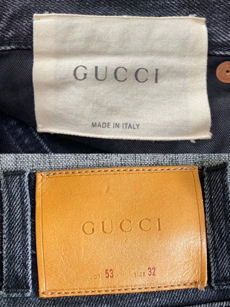 Gucci Gucci LA Embroidered Logo Denim Pants-yf Size US 32 / EU 48 - 6 Thumbnail