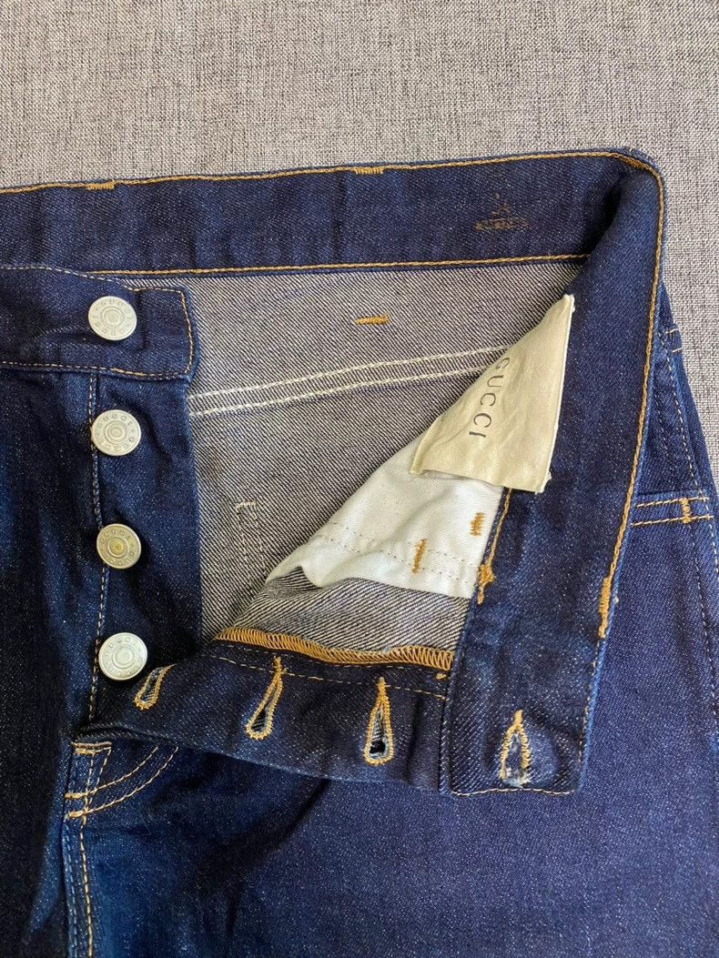 Gucci GUCCI Blue Striped Denim Pants for Men-yf Size US 34 / EU 50 - 3 Thumbnail