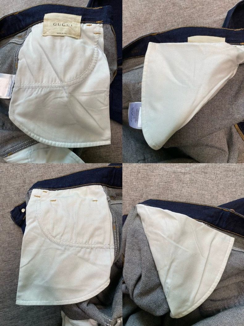Gucci GUCCI Blue Striped Denim Pants for Men-yf Size US 34 / EU 50 - 5 Thumbnail