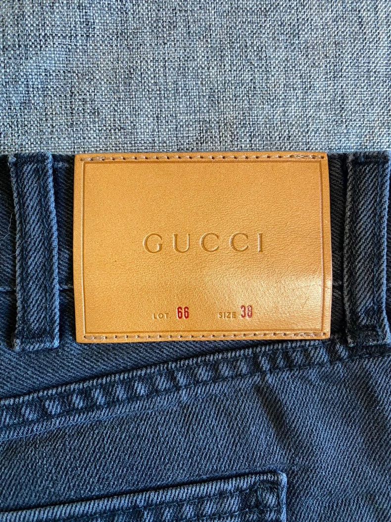 Gucci Gucci Men’s Dark Gray Denim Pants-yf Size US 38 / EU 54 - 5 Thumbnail