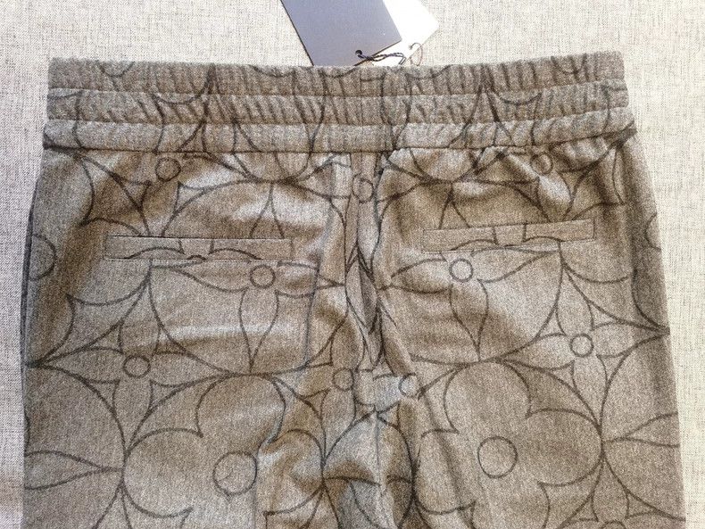 Louis Vuitton LV Logo Pattern Casual Pants in Cashmere-yf Size US 38 / EU 54 - 3 Thumbnail