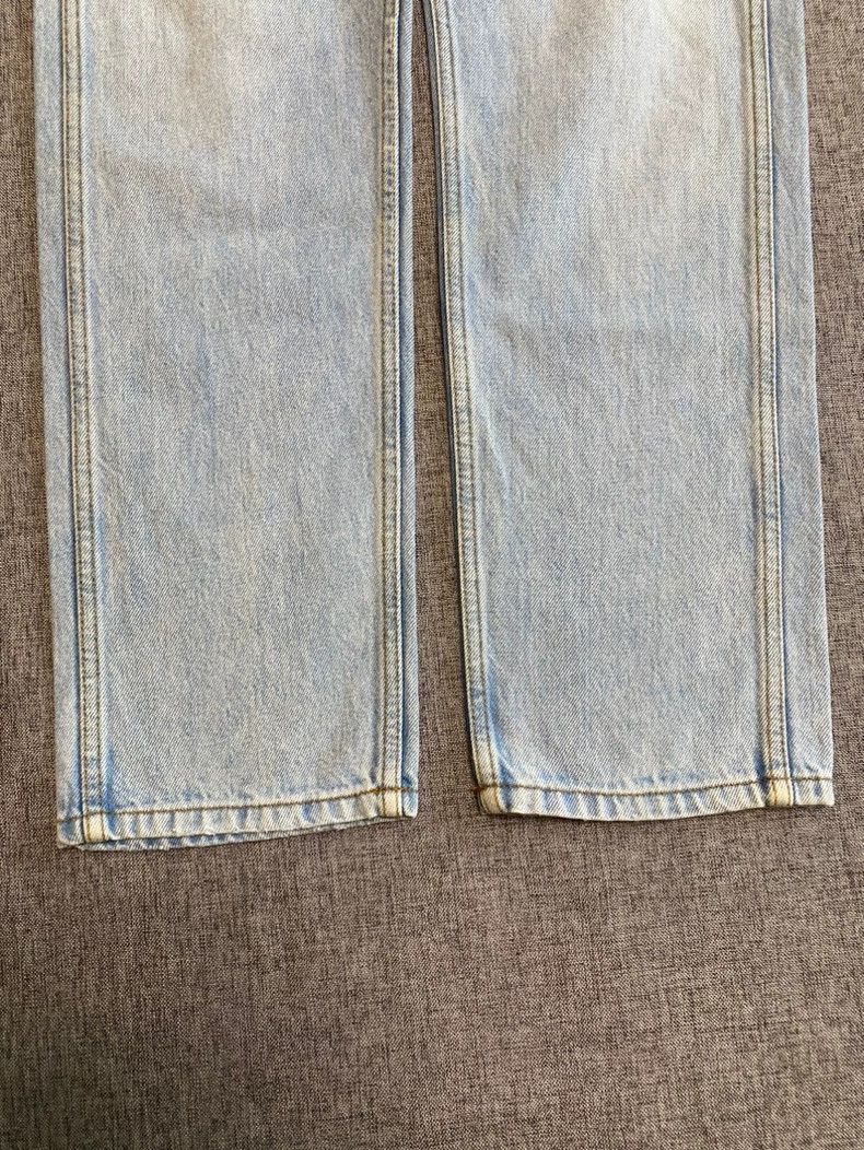 Gucci Gucci Bee Flower Embroidered Denim Pants-yf Size US 32 / EU 48 - 3 Thumbnail