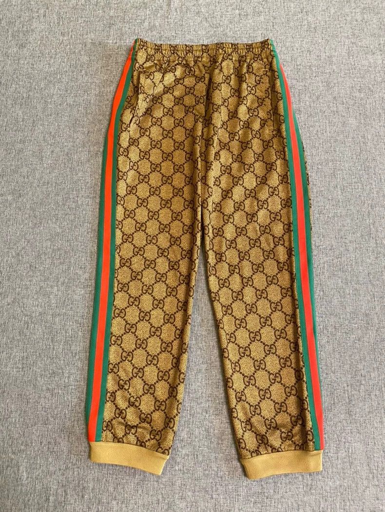 Gucci GUCCI GG Pattern Long Knit Jogger Pants-yf Size US 26 / EU 42 - 2 Thumbnail