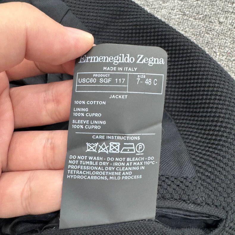 Ermenegildo Zegna Ermenegildo Zegna Hollow Suit Jacket-yf Size US L / EU 52-54 / 3 - 5 Thumbnail