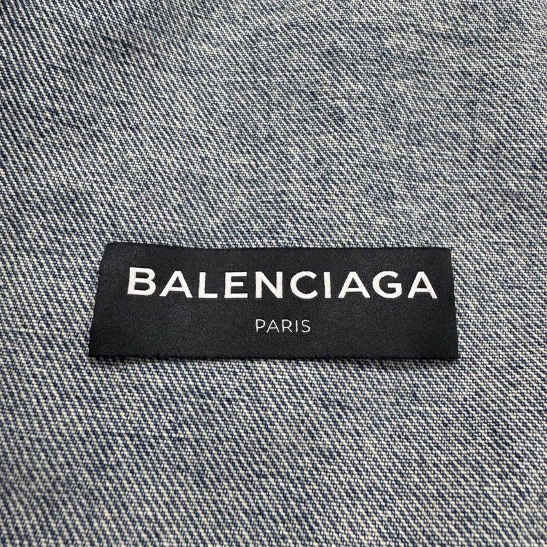 Balenciaga Balenciaga Denim Jacket with Coke Print-yf Size US L / EU 52-54 / 3 - 3 Thumbnail