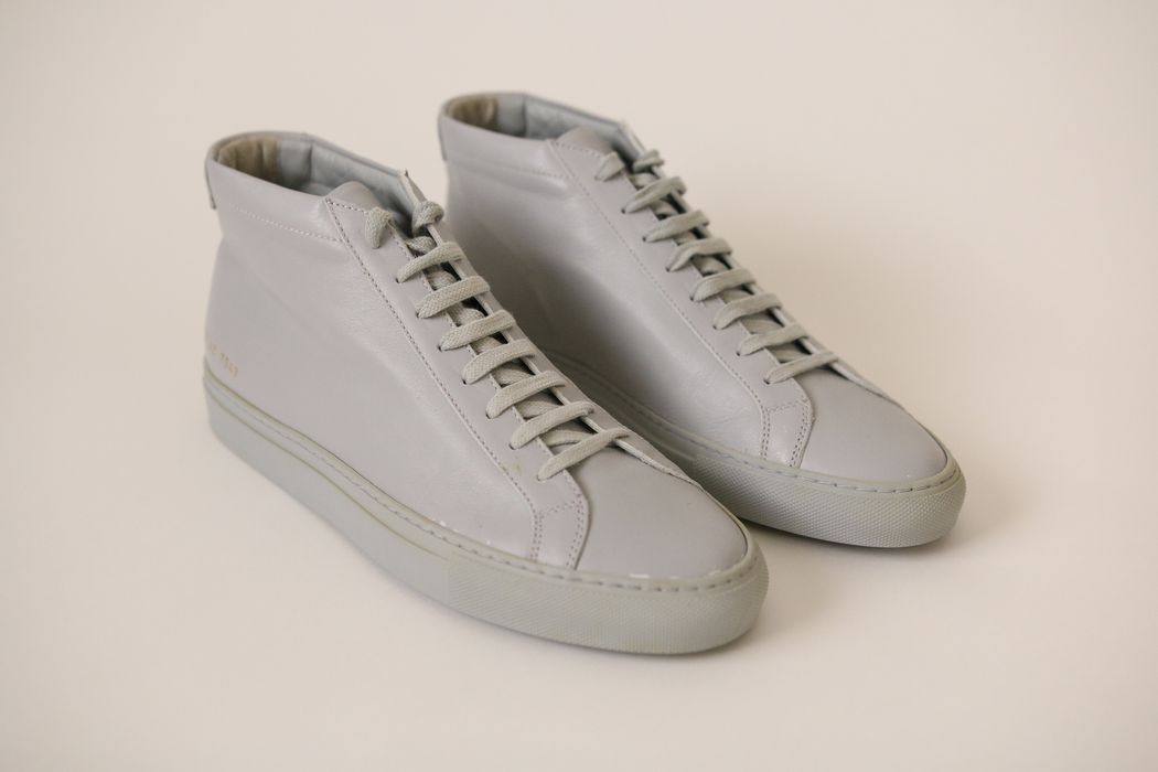 Common projects achilles mid on sale grey