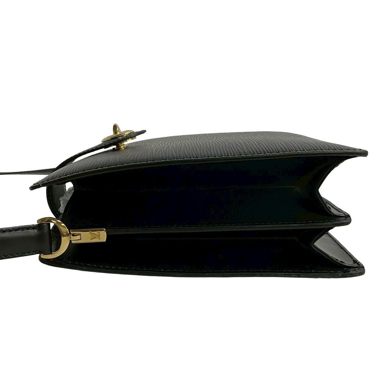 Louis Vuitton Louis Vuitton Shoulder Bag Black Leather Size ONE SIZE - 5 Thumbnail
