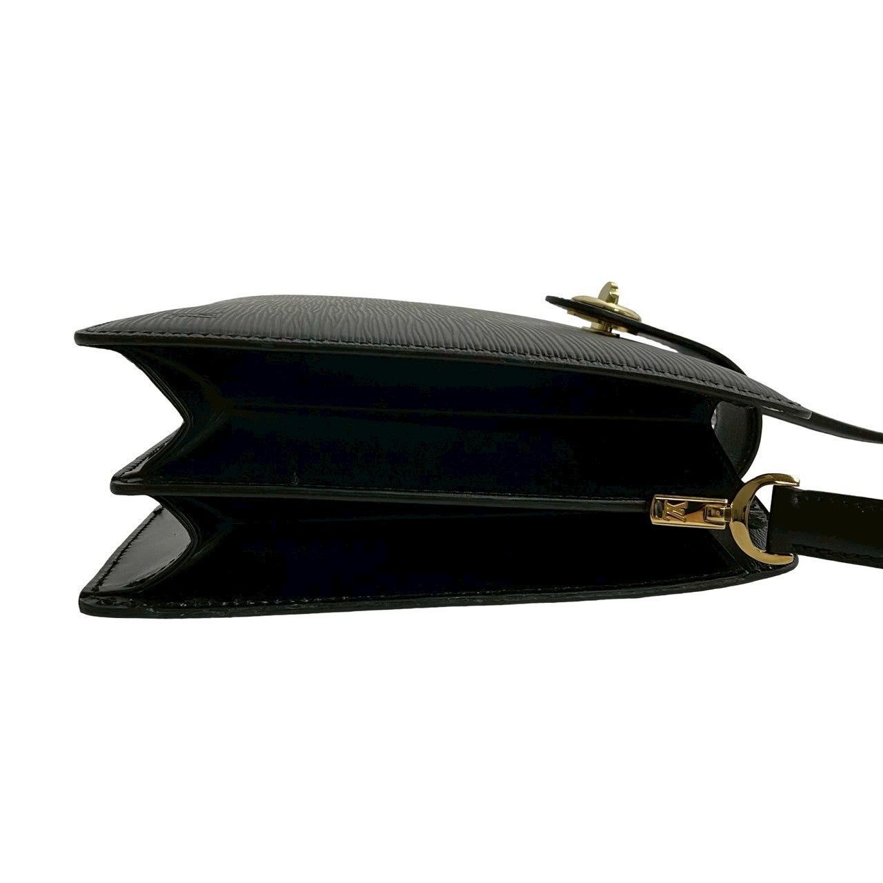 Louis Vuitton Louis Vuitton Shoulder Bag Black Leather Size ONE SIZE - 6 Thumbnail