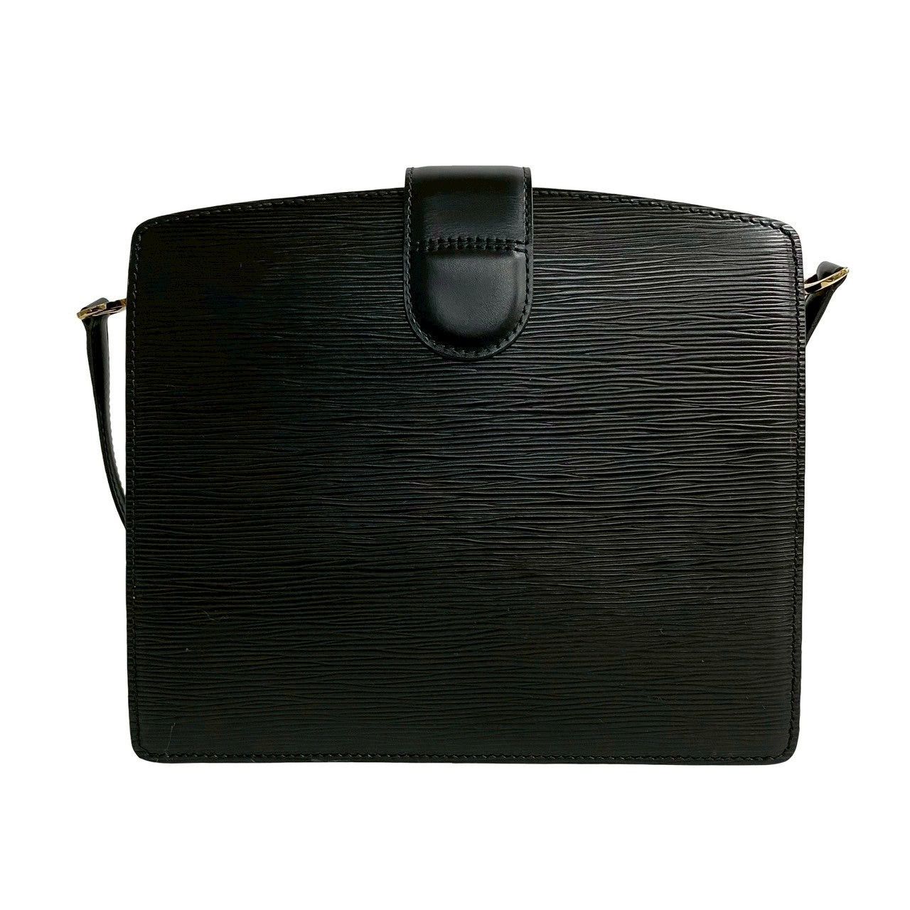 Louis Vuitton Louis Vuitton Shoulder Bag Black Leather Size ONE SIZE - 3 Thumbnail