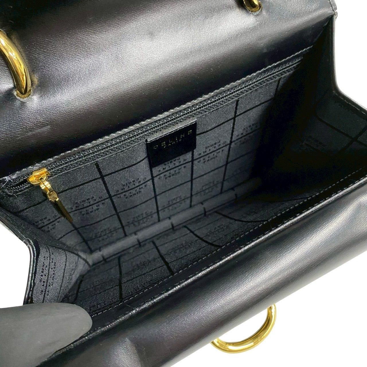 Celine Celine Handbag Black Leather Size ONE SIZE - 9 Thumbnail