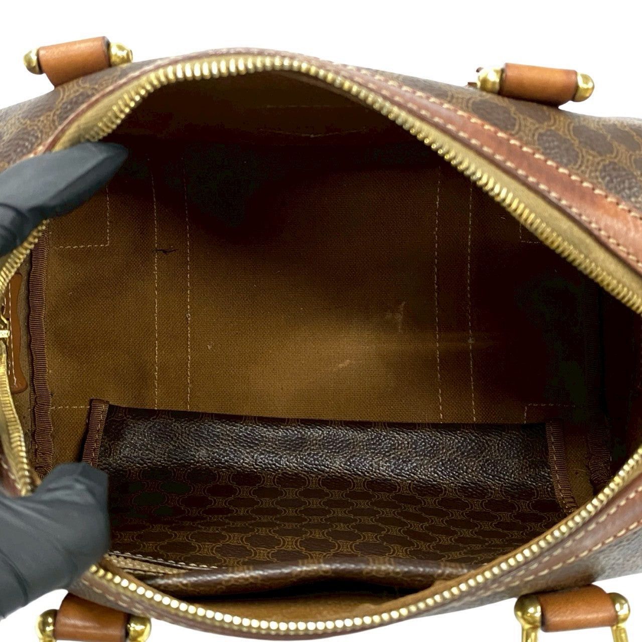 Celine Celine Handbag Brown Leather Size ONE SIZE - 9 Thumbnail