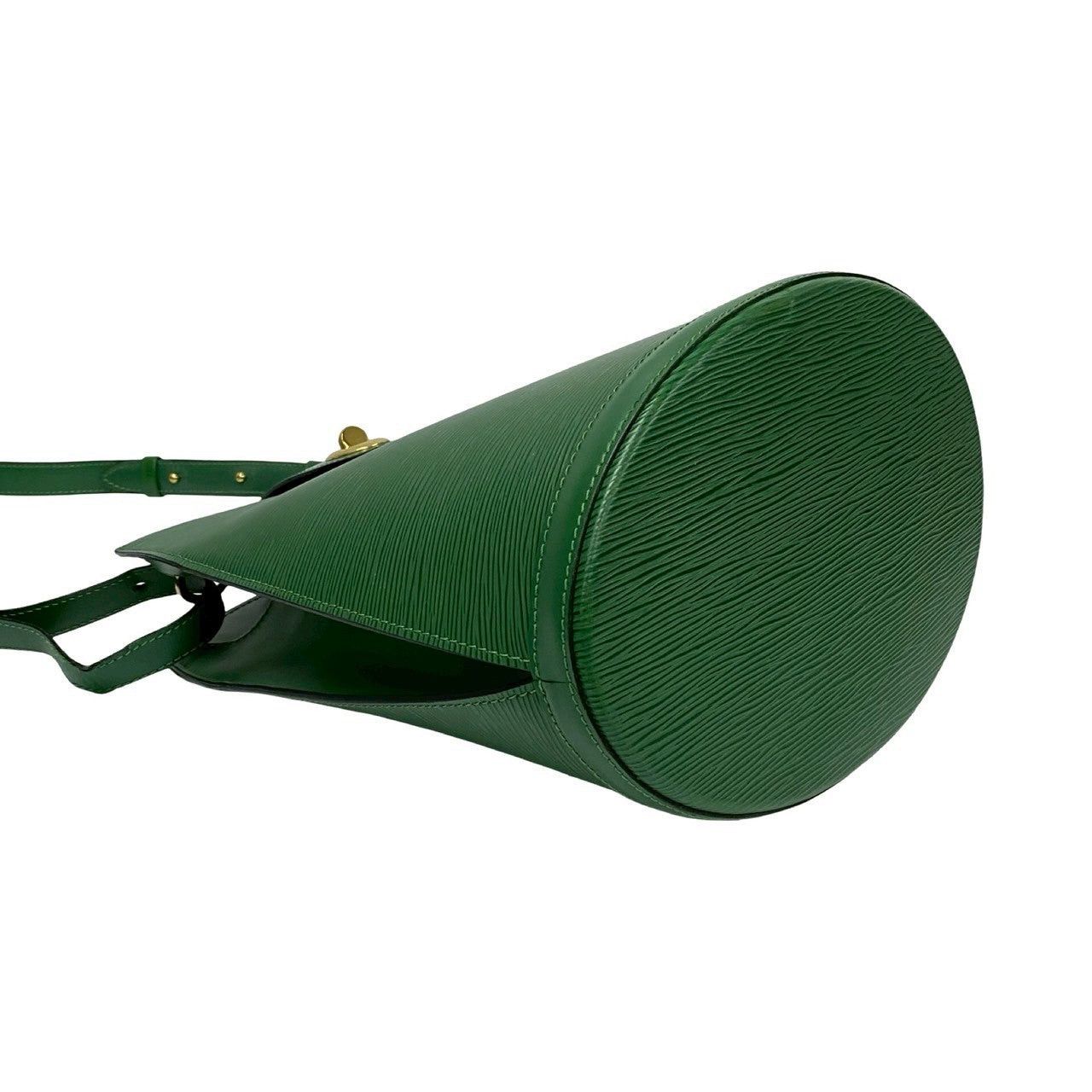 Louis Vuitton Louis Vuitton Shoulder Bag Green Leather Size ONE SIZE - 7 Thumbnail