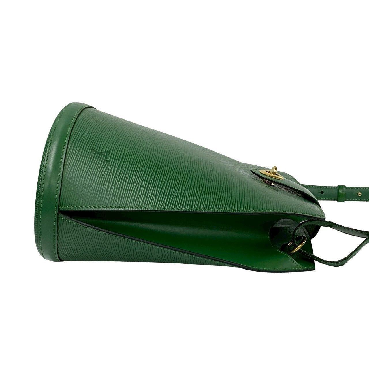 Louis Vuitton Louis Vuitton Shoulder Bag Green Leather Size ONE SIZE - 6 Thumbnail