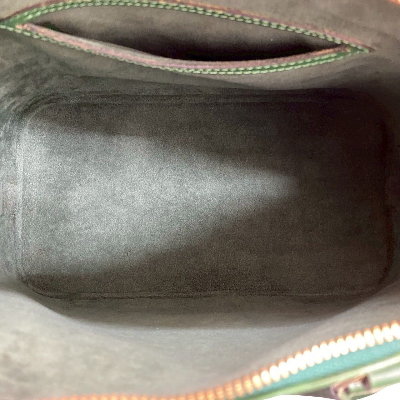 Louis Vuitton Louis Vuitton Handbag Green Leather Size ONE SIZE - 9 Thumbnail