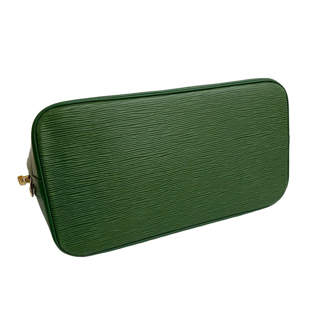 Louis Vuitton Louis Vuitton Handbag Green Leather Size ONE SIZE - 7 Thumbnail