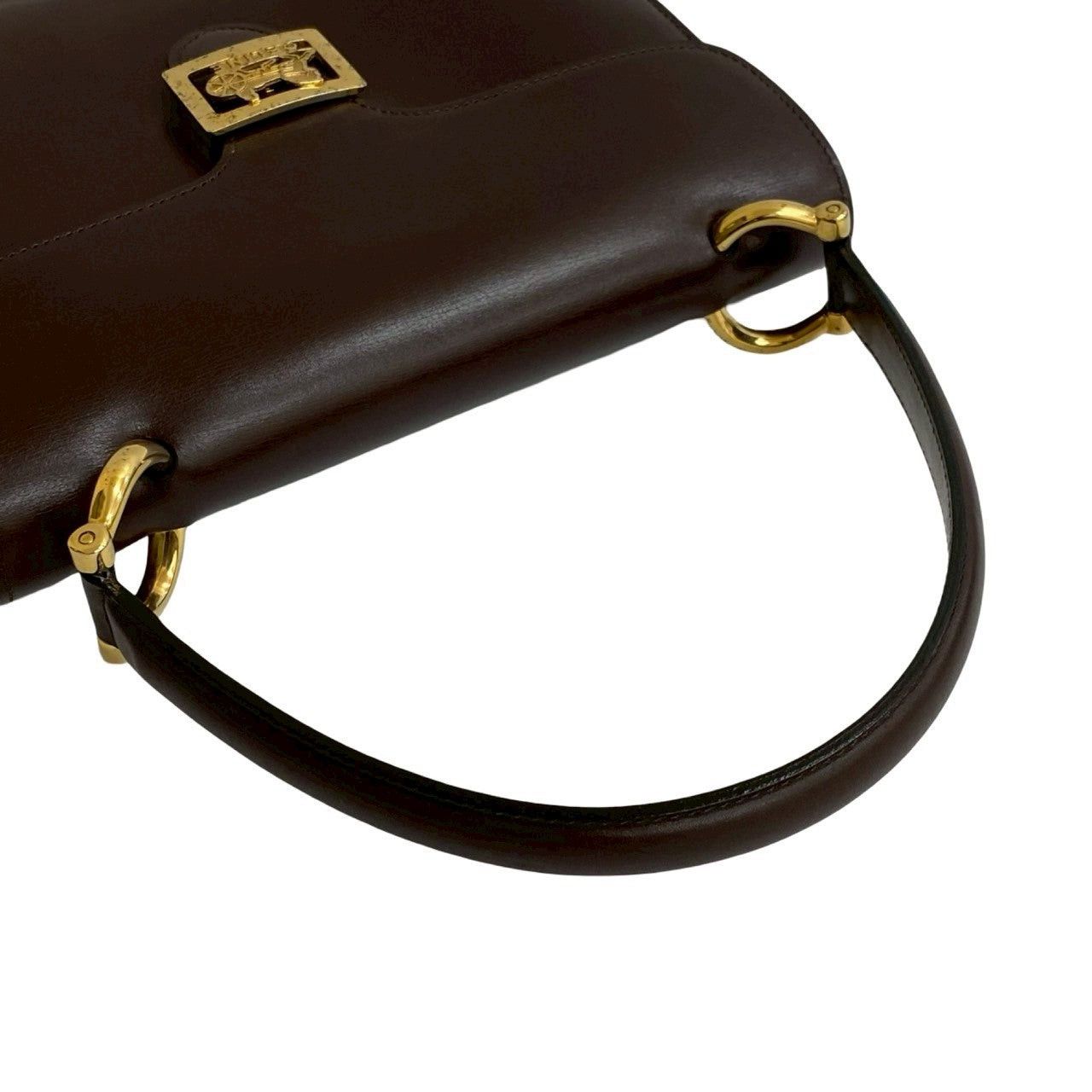 Celine Celine Handbag Brown Leather Size ONE SIZE - 4 Thumbnail