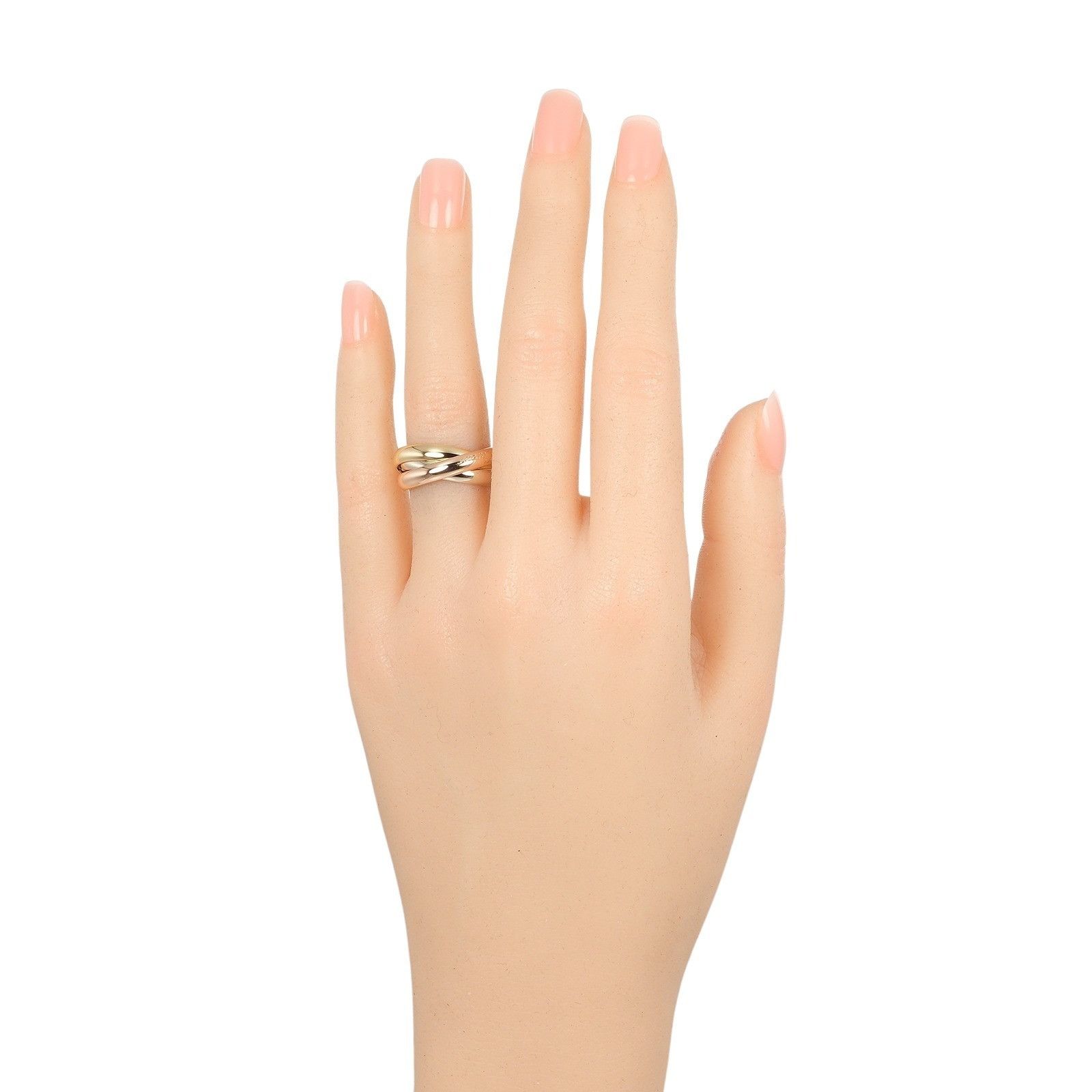 Cartier Cartier Cartier Trinity Au750 Ring Size 13 Metal Ring Size ONE SIZE - 2 Thumbnail