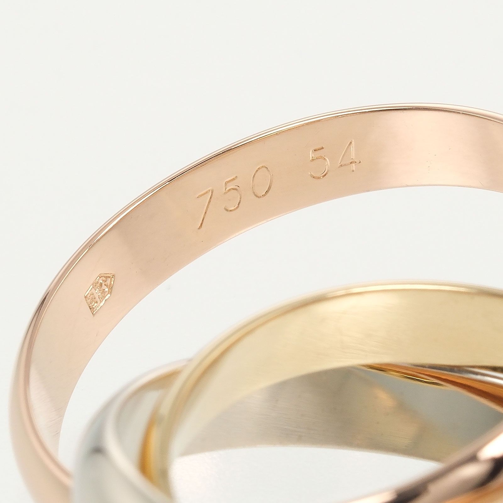 Cartier Cartier Cartier Trinity Au750 Ring Size 13 Metal Ring Size ONE SIZE - 4 Thumbnail