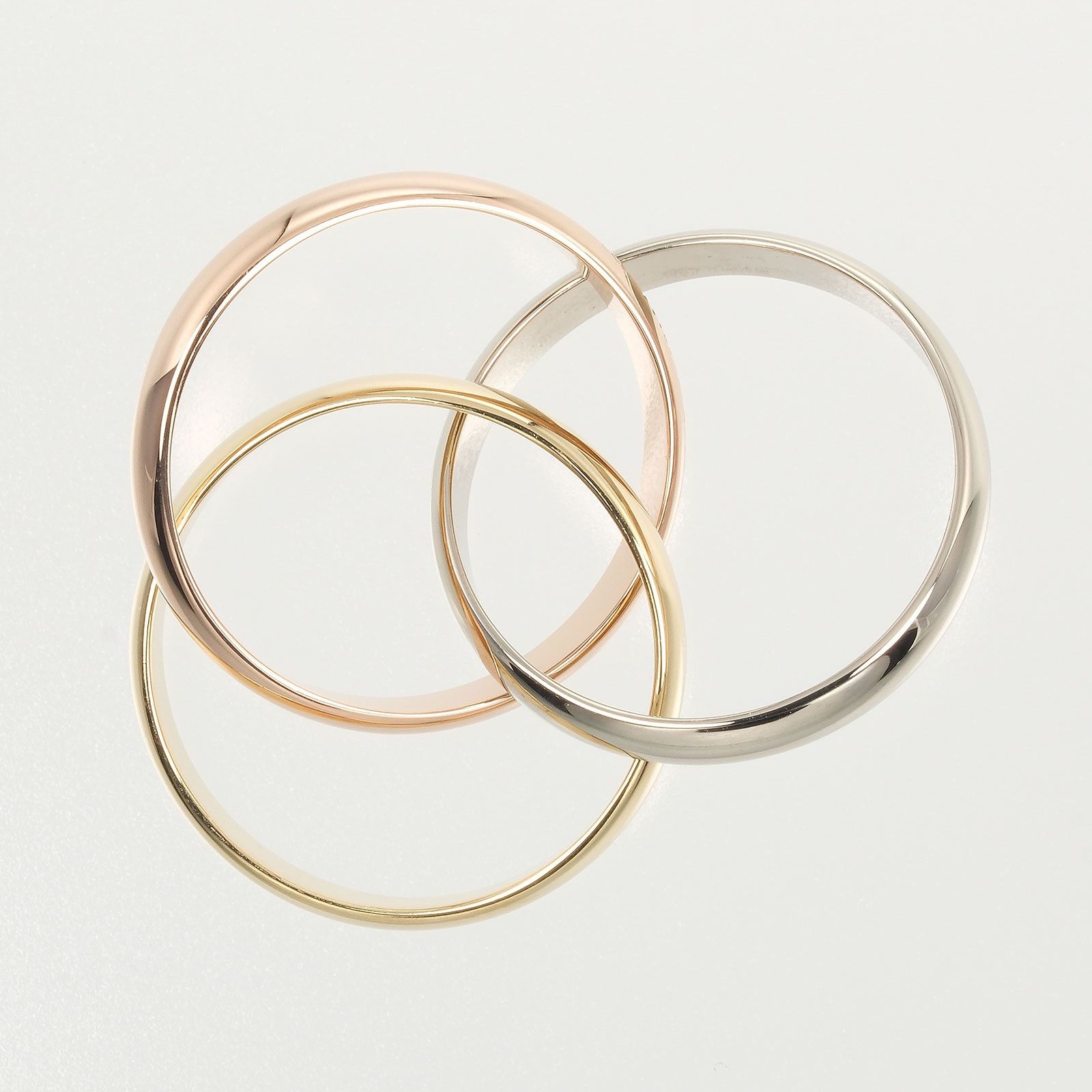Cartier Cartier Cartier Trinity Au750 Ring Size 13 Metal Ring Size ONE SIZE - 8 Thumbnail