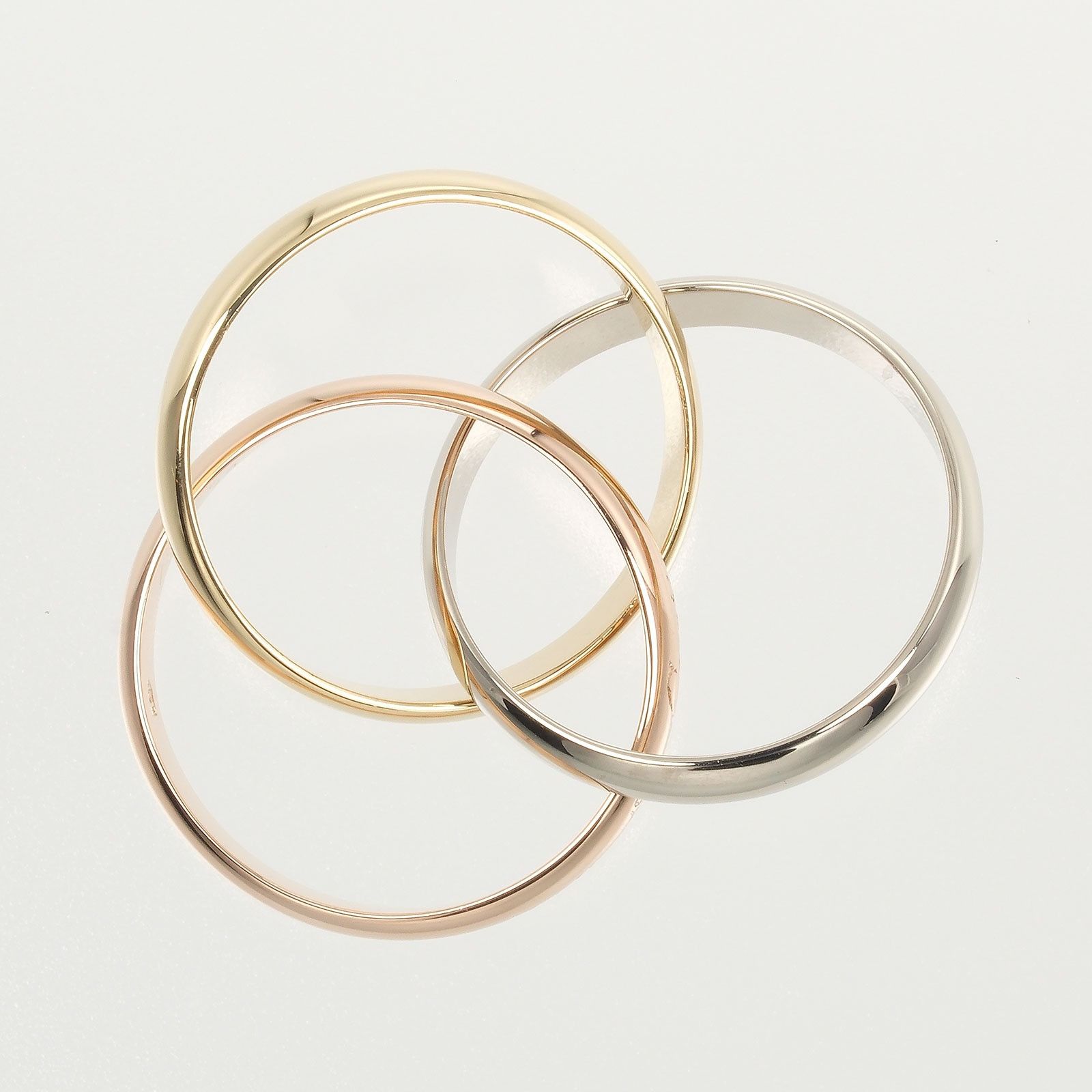 Cartier Cartier Cartier Trinity Au750 Ring Size 13 Metal Ring Size ONE SIZE - 7 Thumbnail