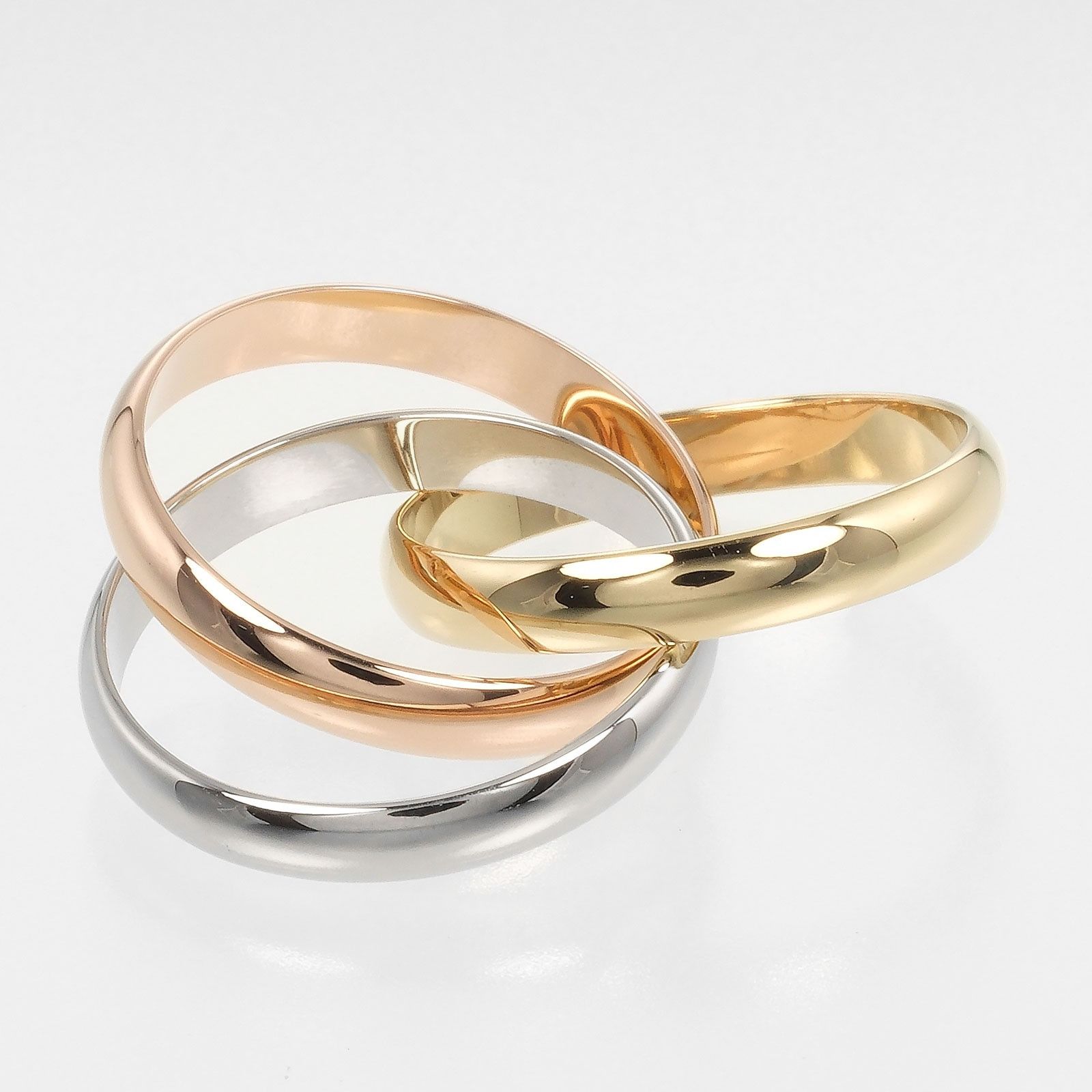 Cartier Cartier Cartier Trinity Au750 Ring Size 13 Metal Ring Size ONE SIZE - 5 Thumbnail