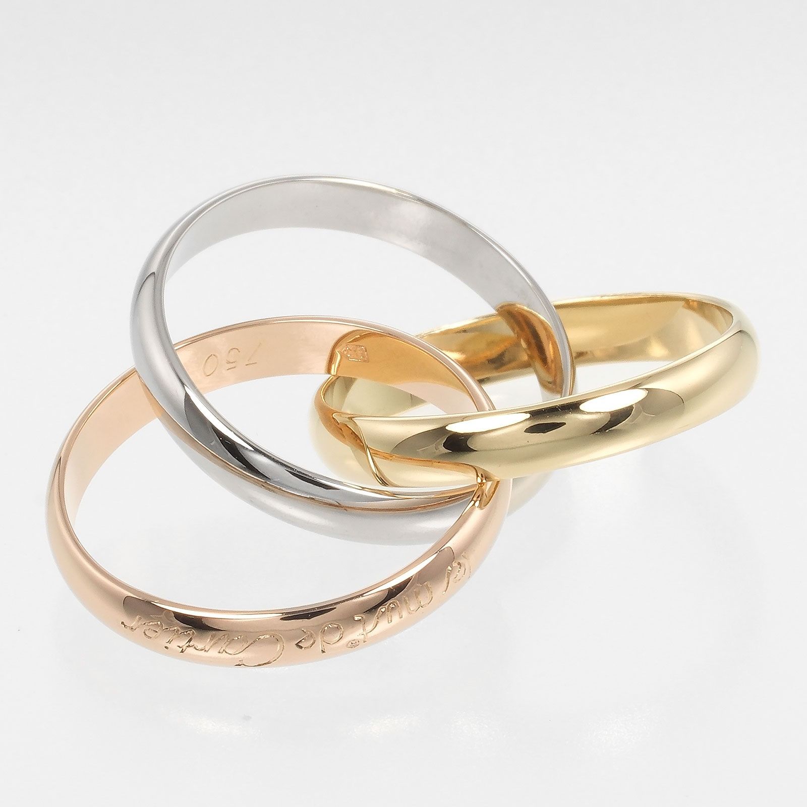 Cartier Cartier Cartier Trinity Au750 Ring Size 13 Metal Ring Size ONE SIZE - 6 Thumbnail