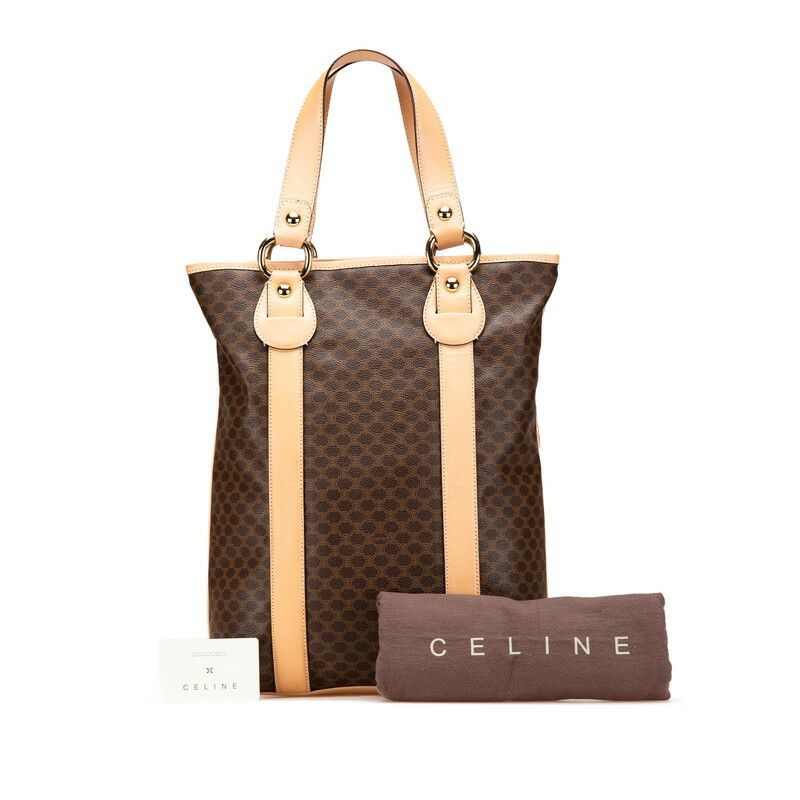 Celine Celine Macadam PVC Tote Bag Leather Tote Bag DUTY FREE for USA